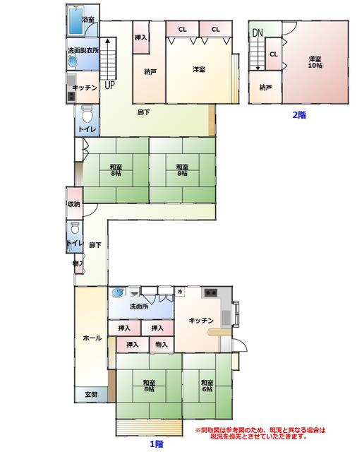 群馬県館林市の一戸建て | 598万円 | 6DK | 501.36m² | Akiyama house finder