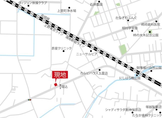 detached 埼玉県児玉郡上里町大字勅使河原 地図を見る
