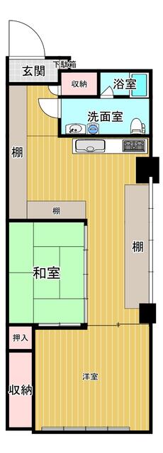 間取り図／開放感のある使いやすい間取りです。