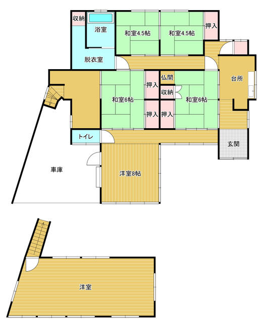 detached 群馬県富岡市七日市 地図を見る