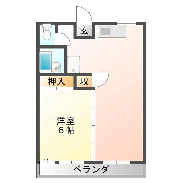 間取り図／１ＬＤＫ