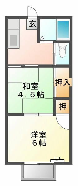 間取り図／２ＤＫ