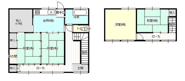 detached 群馬県北群馬郡吉岡町大字下野田