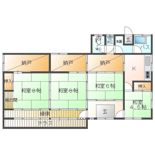 detached 群馬県吾妻郡東吾妻町大字岡崎 地図を見る