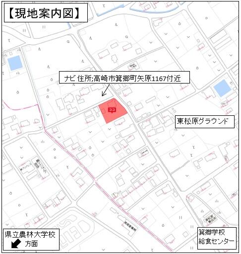 detached 群馬県高崎市箕郷町矢原 地図を見る