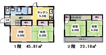 detached 群馬県藤岡市上戸塚
