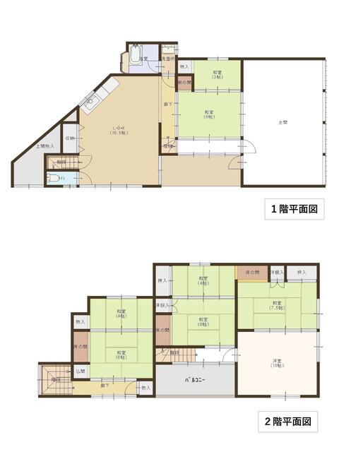 detached 群馬県北群馬郡吉岡町大字下野田 地図を見る