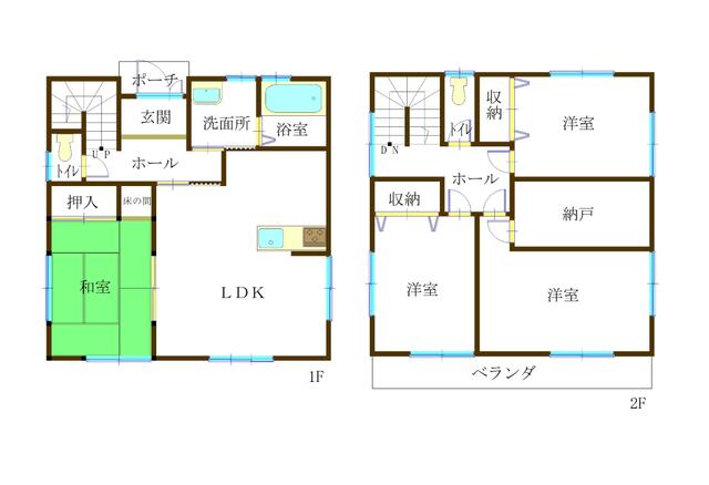 栃木県足利市の一戸建て | 1480万円 | 4SLDK | 304.99m² | Akiyama house finder