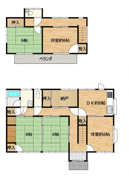 detached 群馬県邑楽郡邑楽町大字中野 地図を見る