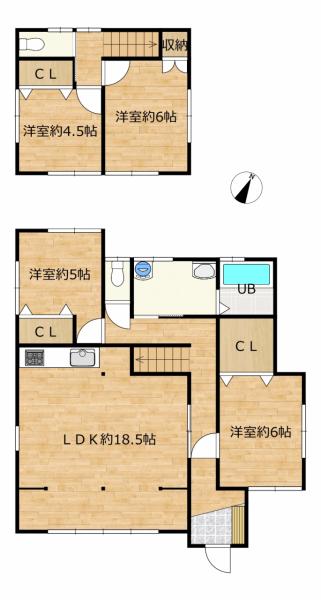 detached 群馬県桐生市境野町７丁目 地図を見る