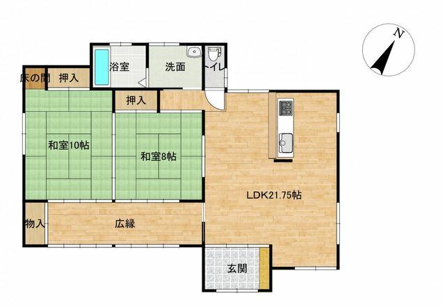 detached 群馬県吾妻郡中之条町大字岩本 地図を見る