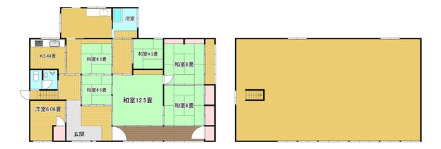 detached 群馬県吾妻郡中之条町大字山田 地図を見る