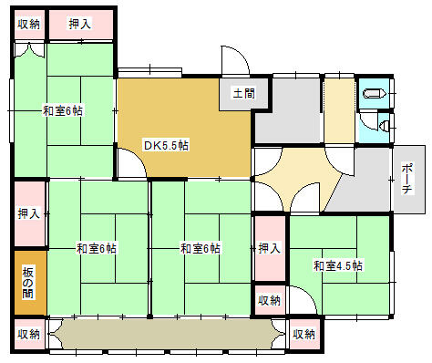 detached 埼玉県秩父郡長瀞町大字中野上 地図を見る