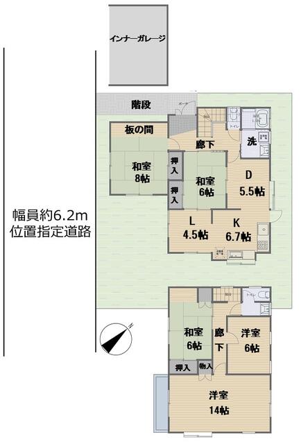 detached 埼玉県比企郡鳩山町大字大豆戸 地図を見る