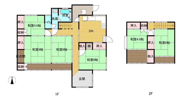 detached 埼玉県熊谷市飯塚 地図を見る
