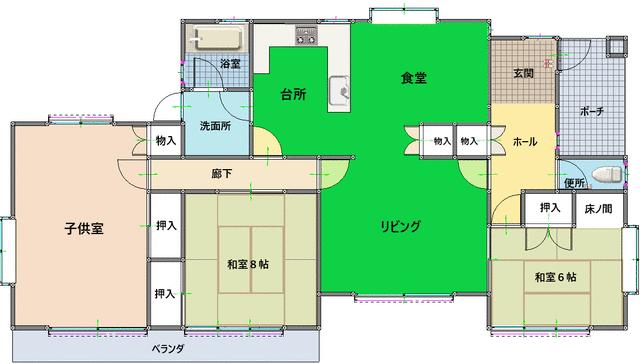 detached 埼玉県幸手市大字上高野 地図を見る