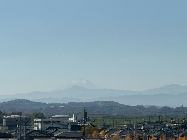 住戸からの眺望／５階角部屋ならでは眺望、天気がいい日は富士山を見る事が出来ま