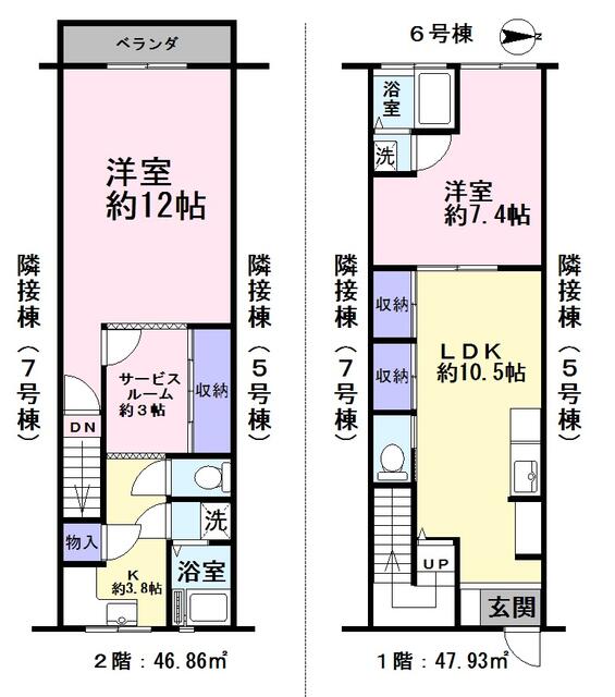 detached 埼玉県八潮市大字上馬場 地図を見る
