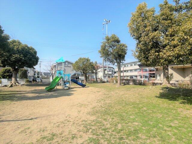 目の前の公園