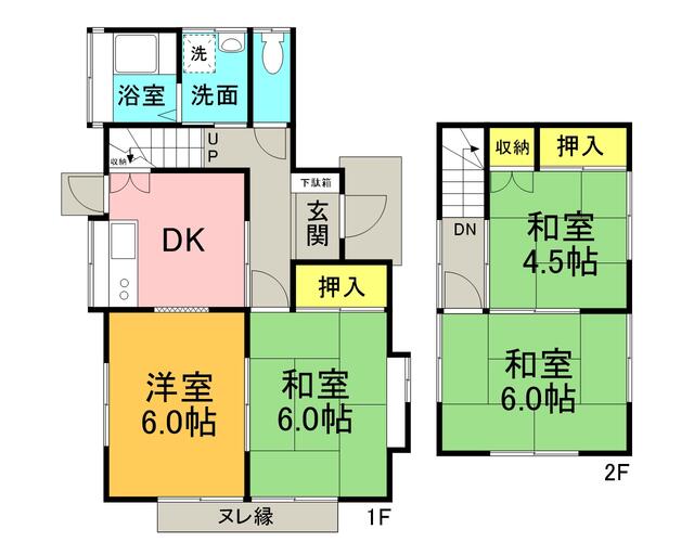 detached 埼玉県行田市大字長野 地図を見る
