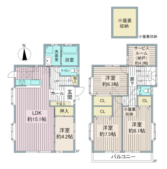 house for sale in 川越市, Saitama | ¥23,980,000 | 4SLDK | Akiyama house…