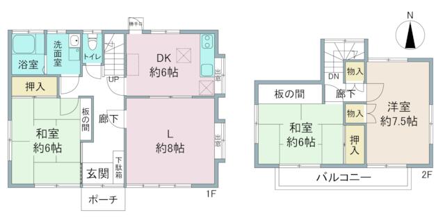 detached 埼玉県日高市大字鹿山 地図を見る