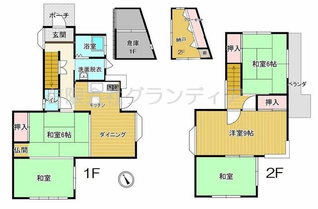 detached 埼玉県大里郡寄居町大字富田 地図を見る