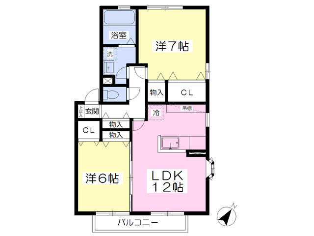 間取り図／オール洋室