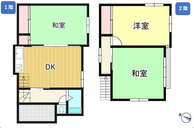 埼玉県川越市の一戸建て | 600万円 | 3DK | 66.08m² | Akiyama house finder