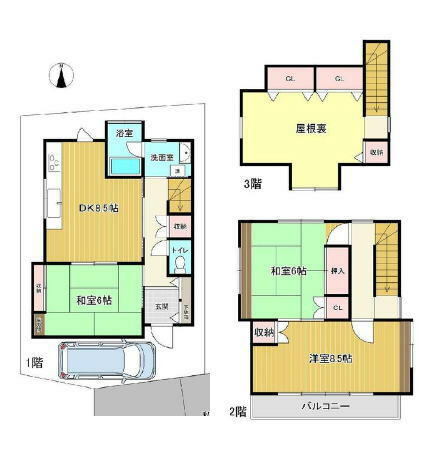 埼玉県さいたま市の一戸建て | 1250万円 | 4DK | 77.26m² | Akiyama house finder