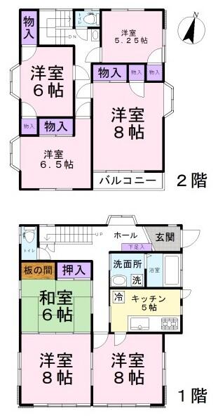 detached 埼玉県比企郡滑川町大字羽尾
