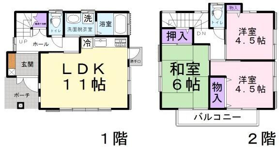 detached 埼玉県比企郡滑川町月の輪３丁目 地図を見る