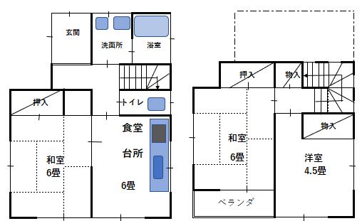 埼玉県さいたま市の一戸建て | 750万円 | 3DK | 75.7m² | Akiyama house finder