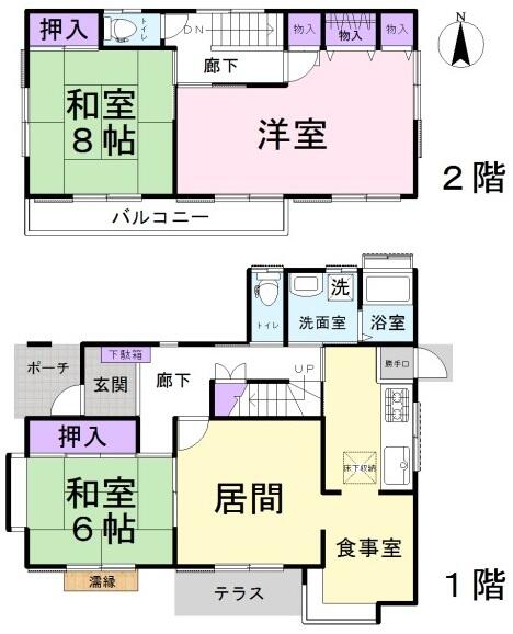 detached 埼玉県東松山市旗立台