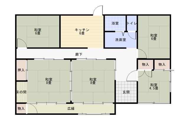 detached 埼玉県児玉郡上里町大字七本木