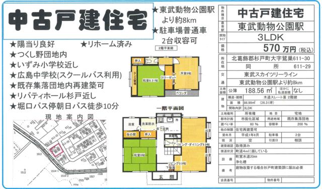 detached 埼玉県北葛飾郡杉戸町大字鷲巣 地図を見る