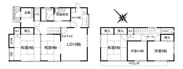 house for sale in 加須市, Saitama | ¥5,500,000 | 5LDK | Akiyama house fi…