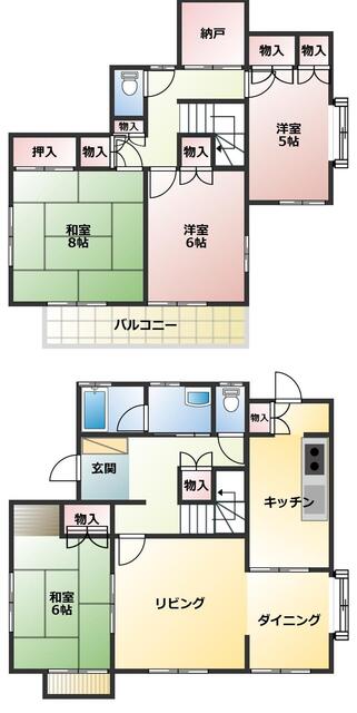 detached 埼玉県日高市武蔵台５丁目 地図を見る