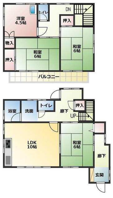 埼玉県日高市の一戸建て | 740万円 | 4LDK | 155.14m² | Akiyama house finder