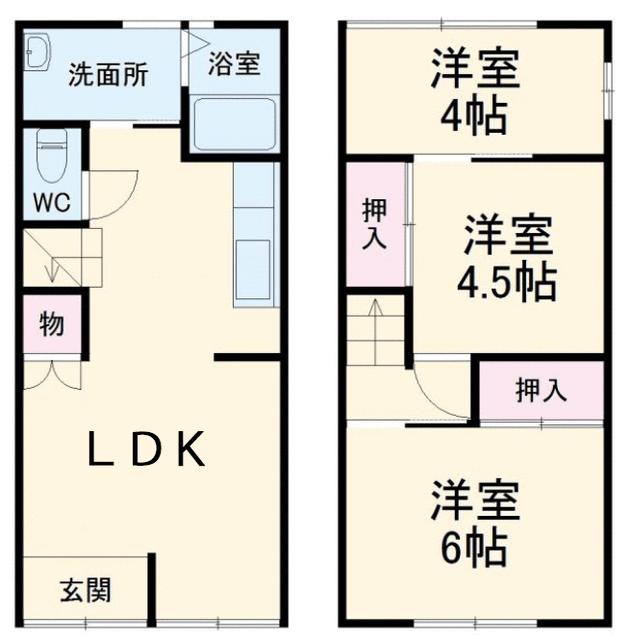 埼玉県所沢市の一戸建て | 540万円 | 3SLDK | 34.98m² | Akiyama house finder