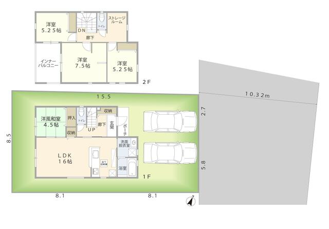 埼玉県久喜市の一戸建て | 2690万円 | 4SLDK | 140.66m² | Akiyama house finder