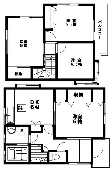 埼玉県新座市の一戸建て | 1500万円 | 4DK | 57.85m² | Akiyama house finder