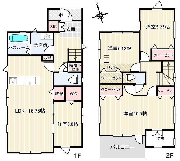 detached 埼玉県幸手市東４丁目 地図を見る