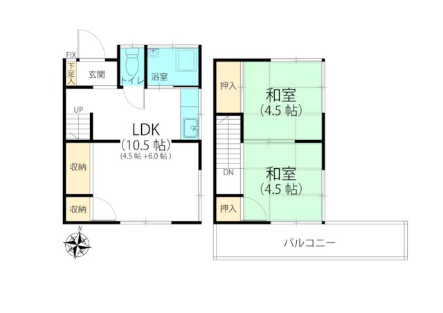 detached 埼玉県比企郡川島町大字中山 地図を見る