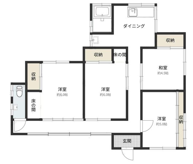 detached 埼玉県羽生市大字本川俣 地図を見る