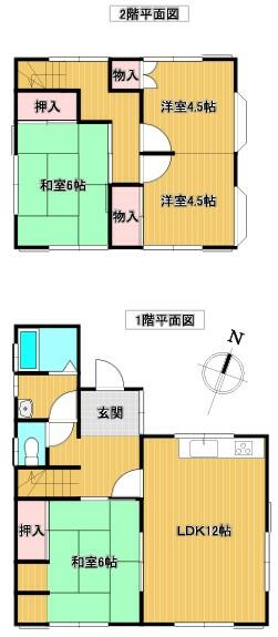 detached 千葉県山武郡横芝光町木戸 地図を見る