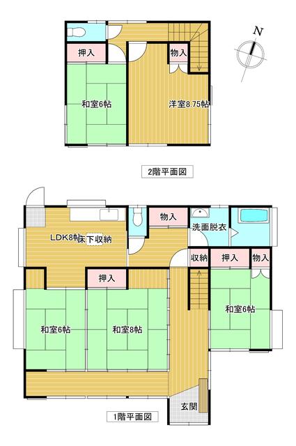 detached 千葉県山武郡横芝光町古川 地図を見る