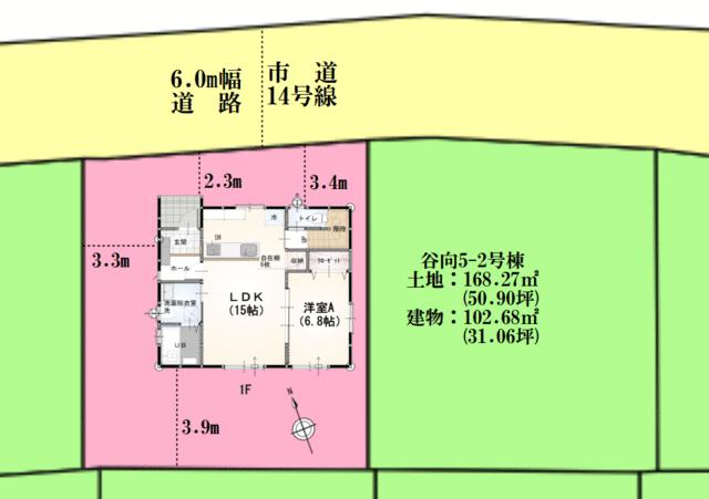 detached 千葉県南房総市谷向 地図を見る