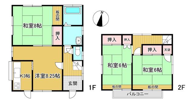 detached 千葉県四街道市大日 地図を見る