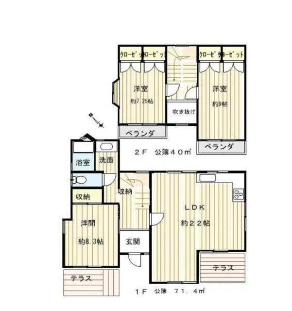 detached 千葉県長生郡睦沢町上市場 地図を見る